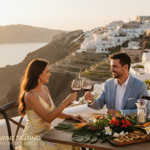 Cata de Vinos con Vistas al Egeo